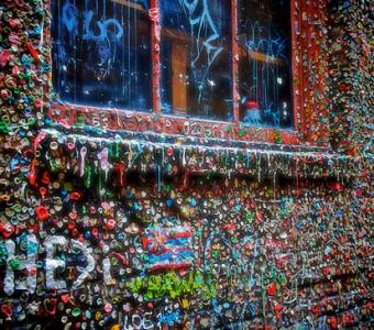 "Seattle Gum Wall" - ein amerikanisches Kulturgut