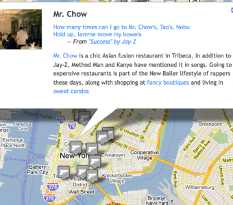 The Rap Map - eine Karte voller HipHop 