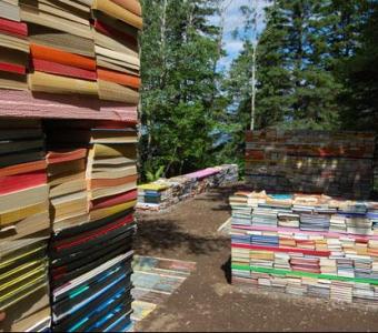 Jardin de la Connaissance: Ein Wald aus Büchern