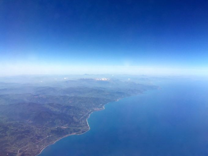 Anflug auf Sizilien